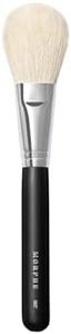 Morphe Deluxe Pointed Powder Brush - Fluffy, Tapered Makeup Brush for Loose or Pressed Powder - Cutting-Edge Synthetic Bristles for Product Pickup & Laydown - 100% Vegan - M527 (1 Count)