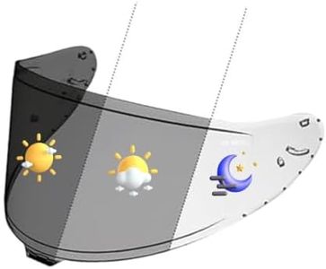 PSLER RF-1400 Photochromic Visor - X15 Visor RF1400 visor Motorcycle Helmet Shield Replacement for RF1400 X15 CWR-F2R NXR2 Z8,Photochromic