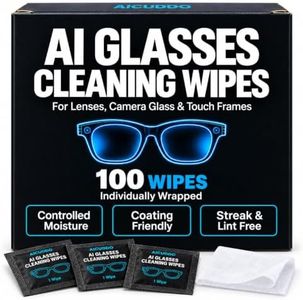 AI Smart Glasses Cleaning Wipes, Lens Wipes for Eyeglasses, AR & VR Display