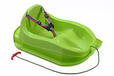 Marmat Baby Snow Sledge with Safety Buckle Harness Children's sled up to 3 Years Old (Green)