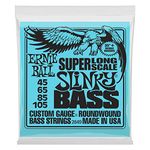 Ernie Ball Super Long Scale Nickel Wound Slinky Bass Guitar Strings Set .045-.105