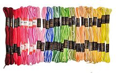 Homeistic Applience Ultimate Cross Stich Embroidery Thread Set: Premium Stranded Cotton Threads For Hand Embroidery & Craft. Create Masterpieces With Embroidery Floss Thread Skein Vibrant Colors(Double Shaded Multicolor,Pack Of 26),50 Gram