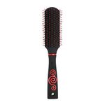 Agaro Royal Flat Hair Brush - Black & Red