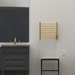 Amba Radiant Small 7 Bar Towel Warmer in Polished Gold Polished Gold…