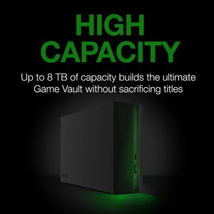 Seagate Game Drive Hub 8TB External Hard Drive – USB, Desktop Storage