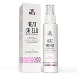 Sotrue Heat Shield Hair Protection Spray For Hair | Anti-Frizz, Reduces Hair Damage | For All Hair Types, Fragrance Free Mist Spray | Heat Protection Upto 230 °C 100ml