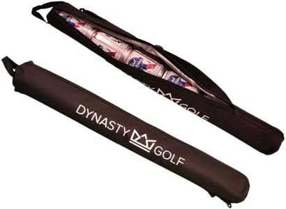 Insulated Golf Beer Sleeve For Golf Bag - Golf Beer Cooler For Golf Bag - 6 Beer Cooler For Bag - Golf Accessories Cooler - Golf Bag Beer Cooler