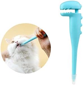 TAOZUA Pet Pill Dispenser, Pet Piller Gun Oral Tablet Capsule,Silicone Syringes for Cats, Dogs and Small Animals