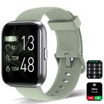 Smart Watch for Men Women [Answer/Make Call], 1.8" Touchscreen Fitness Tracker with Heart Rate Blood Oxygen Sleep Monitor Compatible with iPhone & Android, Alexa Built-in, IP68 Waterproof Watch