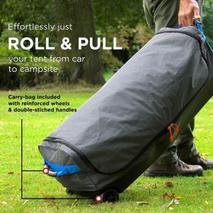 Coleman Octagon 6-8 Person Dome Tent – Waterproof Family Camping Shelter