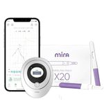 Mira Fertility Monitor MAX Kit for Women, Predict and Confirm Ovulation & Fertility with Mira Digital Tracker, 20 Max Test Strips to Track E3G, LH & PdG Hormone Levels at Home + Mira App