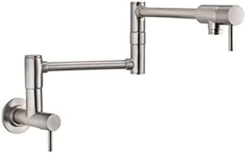 Pfister GT533-PFS Lita 2-Handle Wall Mount Pot Filler, Stainless Steel