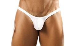 BRUCHI CLUB Men's Black & White Antibectrial Bamboo | Net Thongs Pack of 2 (L)