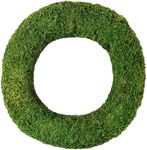 SuperMoss (21626 Preserved SheetMoss Wreath in Green - 12" Wide Round