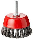 Silverline 244983 Rotary Steel Twist-Knot Cup Brush 75 mm