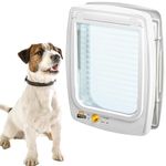 Ferplast Swing 11 Universal Cat Flap for Dogs and Cats - 4 Selectable Closing Modes - Wind-Stopper System - Closing Shock Absorber - Magnetic Anti-Oscillation - Transparent Door - White