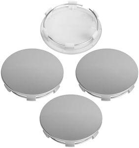 KitsPro 3.25Inch 83MM Wheel Center Caps for Cadillac Chevrolet Chevy GMC Escalade Colorado Tahoe Silverado Sierra 1500 Rim Hub Caps, Pack of 4 (Silver, Outer 83MM, Inner 75MM)