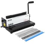 RAYSON Wire Binding Machine, 34 Round Holes, 120-Sheet Binding, 3:1 Pitch, A4, TD-1200R