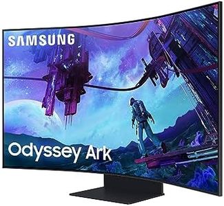 SAMSUNG Odyssey Ark 55-Inch Curved Gaming Screen, 4K UHD 165Hz 1ms Quantum Mini-LED with Sound Dome Technology, Improved Multi View - (LS55CG970NNXGO) [Canada Version] (2023)