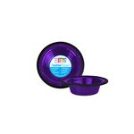 Platinum Pets Switchin Stainless Steel Cat/Dog Bowl, Electric Purple, X-Small