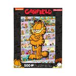 AQUARIUS Garfield Comics Puzzle (500 Piece Jigsaw Puzzle) - Glare Free - Precision Fit - Virtually No Puzzle Dust - Officially Licensed Garfield Merchandise & Collectibles - 14x19 Inches, 62252