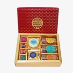 Velvet Fine Chocolates Diwali Gift Hamper | Luxury Feast Assorted Chocolates & Snacks | Perfect Diwali Gift | Ideal Festive Treats | Pack of 1