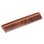 SVATV HANDCRAFTED ROSEWOOD COMB FOR DETANGLING HAIR FOR THICK, CURLY AND WAVY HAIR, NON-STATIC AND ECO-FRIENDLY WITH WIDE TOOTH FOR GROOMING HAIR COMB - (S-79A)