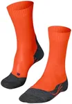 FALKE Women's TK2 Cool Hiking, Orange (Flash Orange 8288), 6.5-7.5, 1 Pair