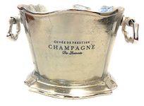 Deluxe Large Champagne Prosseco Antique Vintage Royal Ice Bucket Cooler (Deluxe Champagne Bucket)