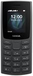 Nokia 105 2G Edition 2023 (Dual SIM, 1.77 Inch Display, 1000 mAh Battery, 32 MB, 3.5 mm Headphone Jack, FM Radio) Charcoal