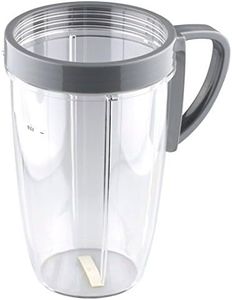 24 oz Tall Cup includes Handled Lip Ring Replacement Part Compatible with NutriBullet 600W 900W Blenders NB-101B NB-101S