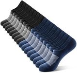 IDEGG No Show Socks Men Low Cut Ankle Short Socks for Men Casual Athletic Socks with Non Slip Grip