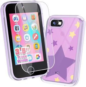 JOYJAM Phone for Kids Age 3-8,Kids Smart Phone for Girls Christmas Birthday Gifts,Toy Phone with Dual Camera Music Player Puzzle Games,Touchscreen Phone Learning Toy for 3 4 5 6 7 8 Year Old Girls