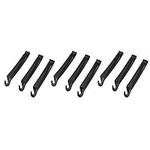 Spactz 3 x Bike Detachable Rubber Wheel Levers for Bicycles, Repair Tools, High Quality Plastic, Hardened Black