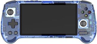 RG556 Handheld Game Console, 5.48-inch AMOLED Screen Android Retro Video Gaming Player for Adults Kids Boys, 4+128G+128GB TF Card 4000+Games (Blue)