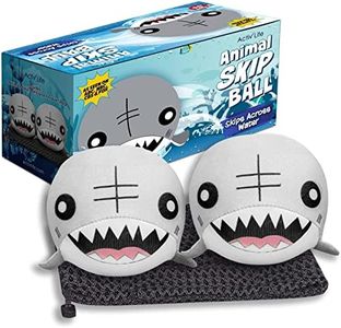 Activ Life The Ultimate Skip Ball : Plaisir d'été Garanti, Balle rebondissante, Un Compagnon Indispensable pour Tous Les âges, Lot de 2, Requins