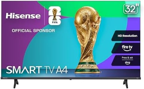 Hisense 32-Inch Class A4 Series HD Smart Fire TV (32A4HNF) - Full Array LED, HDR10, DTS Virtual: X, Slim Bezel Design, Alexa Built-in