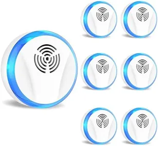 6 Packs Ultrasonic Pest Repeller Indoor,Mice Repellent Indoor for Roach, Rodent, Mouse, Bugs, Rat,Mosquito, Mice, Spider, Electronic Pest Repellent Ultrasonic Plug in.