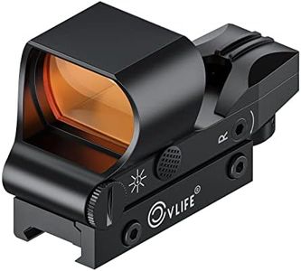 CVLIFE Reflex Sight, 1x28x40mm Red Dot Sight, 4 Adjustable Reticles Sight for 20mm Picatinny Rail, Red Dot Optics, Absolute Co-Witness