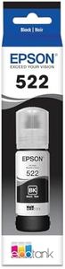 EPSON 522 EcoTank Ink Ultra-high Capacity Bottle Black (T522120-S) Works with EcoTank ET-2720, ET-2800, ET-2803, ET-2840, ET-4700, ET-4800, ET-4810