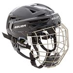 Bauer Reakt 150 Helmet Combo Men, size:L, color:Black