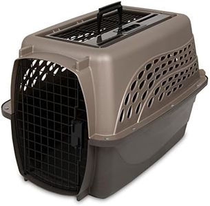 Petmate Two-Door Small Dog Kennel & Cat Kennel (Top Loading or Front Loading Pet Carrier, Made with Recycled Materials, 24 inches in Length) for Pets up to 15 Pounds, Made in USA