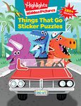 Things That Go Puzzles - Transportation Activity Book of Cars, Trucks, Planes and More, Hidden Pictures Puzzles with 280 Stickers for Kids 3 and Up