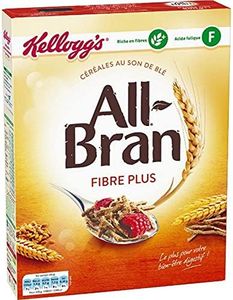 Kellogg’s All Bran Fibre Plus 500g (lot de 3)