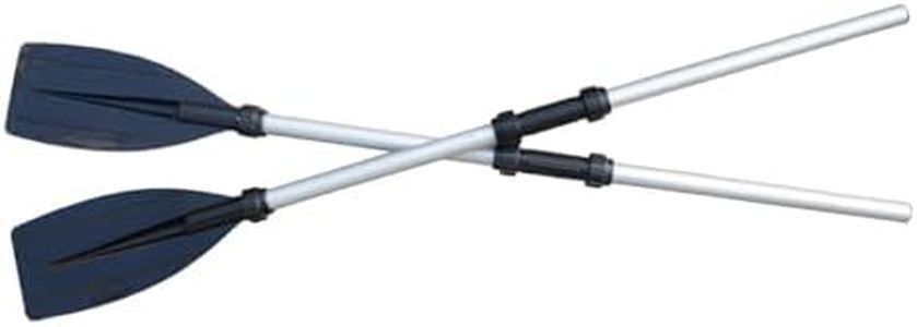 AIMALL 2pcs Solar Marine Paddle, Aluminum Alloy Inflatable Kayak Paddle, Lightweight Adjustable Paddle, 47.24 to 51.18 inches, Ideal for Water Sports and Boating