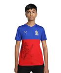 Puma Boy's Printed Regular Fit T-Shirt (763960_Surf The Web-for All Time Red