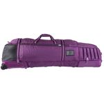 Sun Mountain Kube Golf Travel Bag - 2-Wheel Rolling System, Kube Folding Hard Shell for Easy Storage, Compact Protection & Travel Convenience - Concord-Plum-Violet
