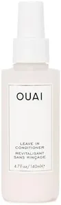 OUAI Leave In Conditioner & Heat Protectant Spray - Prime Hair for Style, Smooth Flyaways, Add Shine and Use as Detangling Spray - No Parabens, Sulfates or Phthalates (4.7 oz)