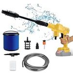 Cordless Pressure Washer Compatible with 20V Battery dewalt, 680PSI Cordless Power Washer with Integrated Adjustable Nozzle, Handheld High-Pressure Washer Gun for Car/Home Cleaning(No Battery)