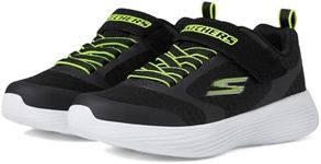 Skechers Boy's Go Run 400 V2 Sneaker, Black/Yellow, 13.5 Little Kid